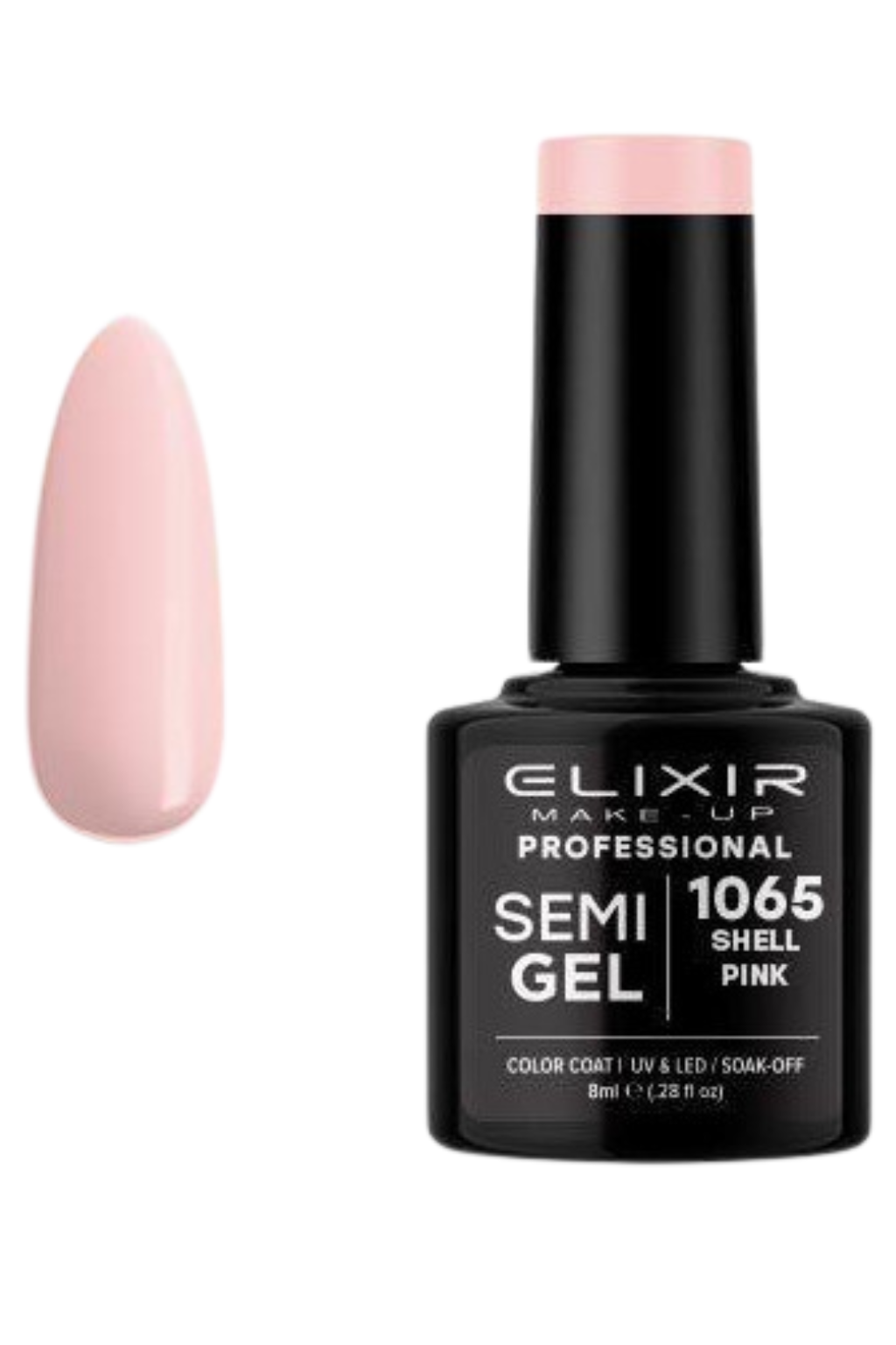 ELIXIR Professional Semi Gel 1065 Shell Pink