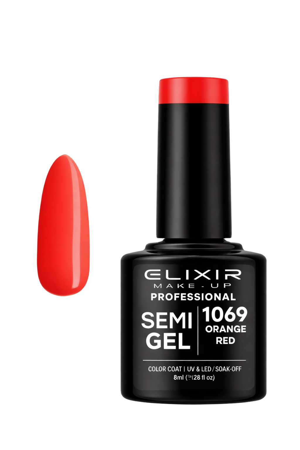 ELIXIR Professional Semi Gel 1069 Orange Red