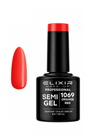 ELIXIR Professional Semi Gel 1069 Orange Red - 8 ml