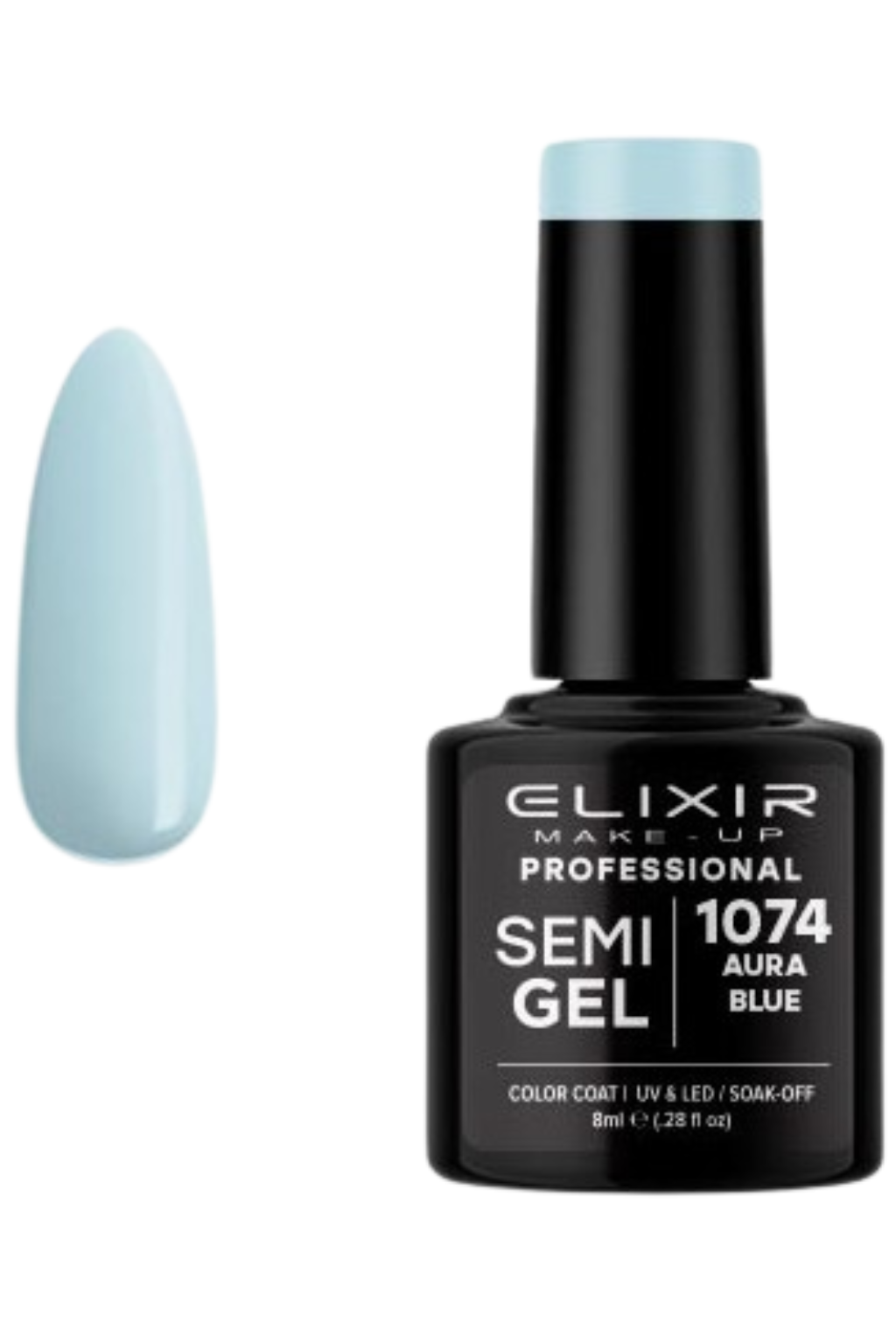 ELIXIR Professional Semi Gel 1074 Aura Blue