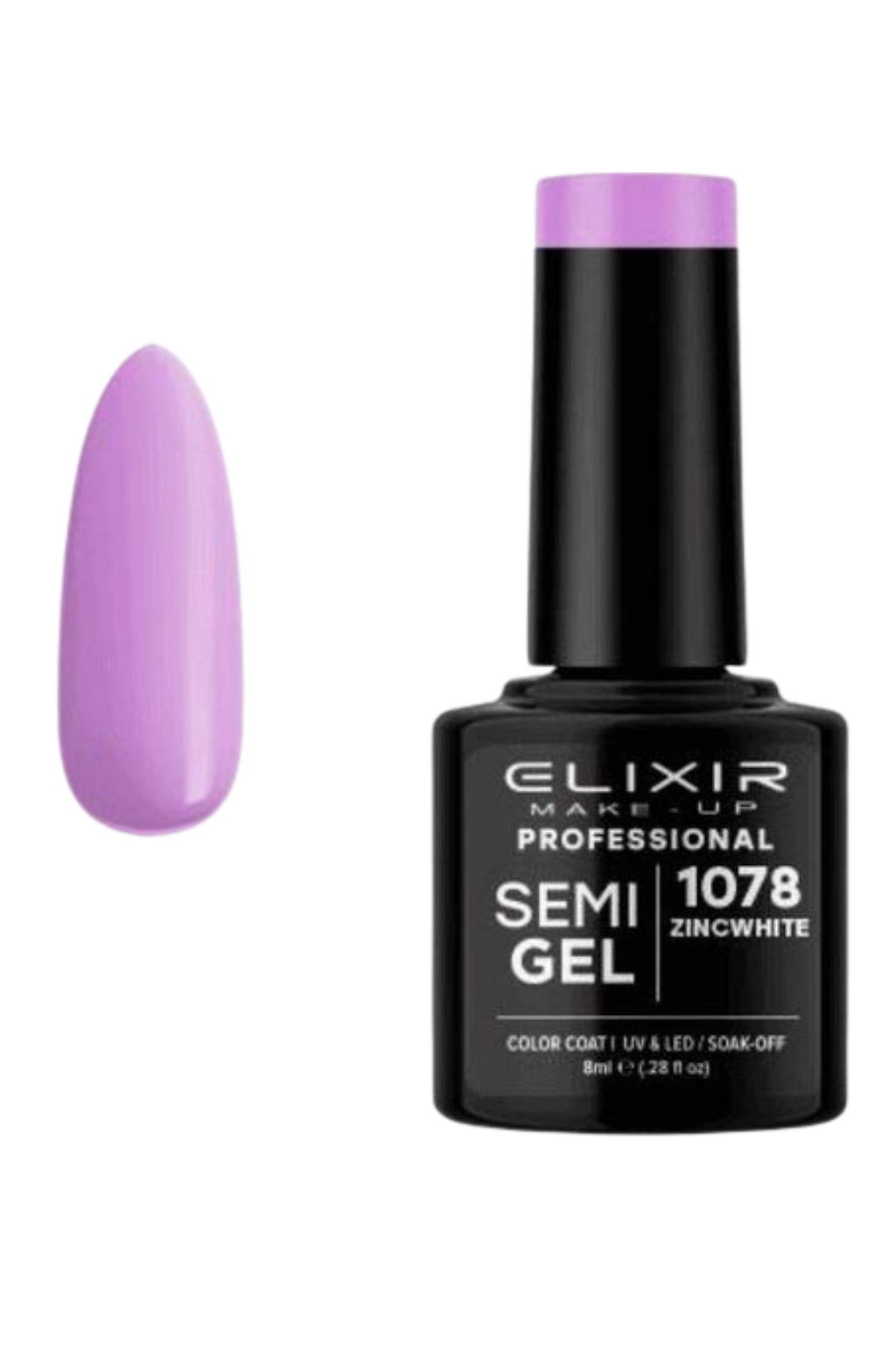 ELIXIR Professional Semi Gel 1078 Zincwhite