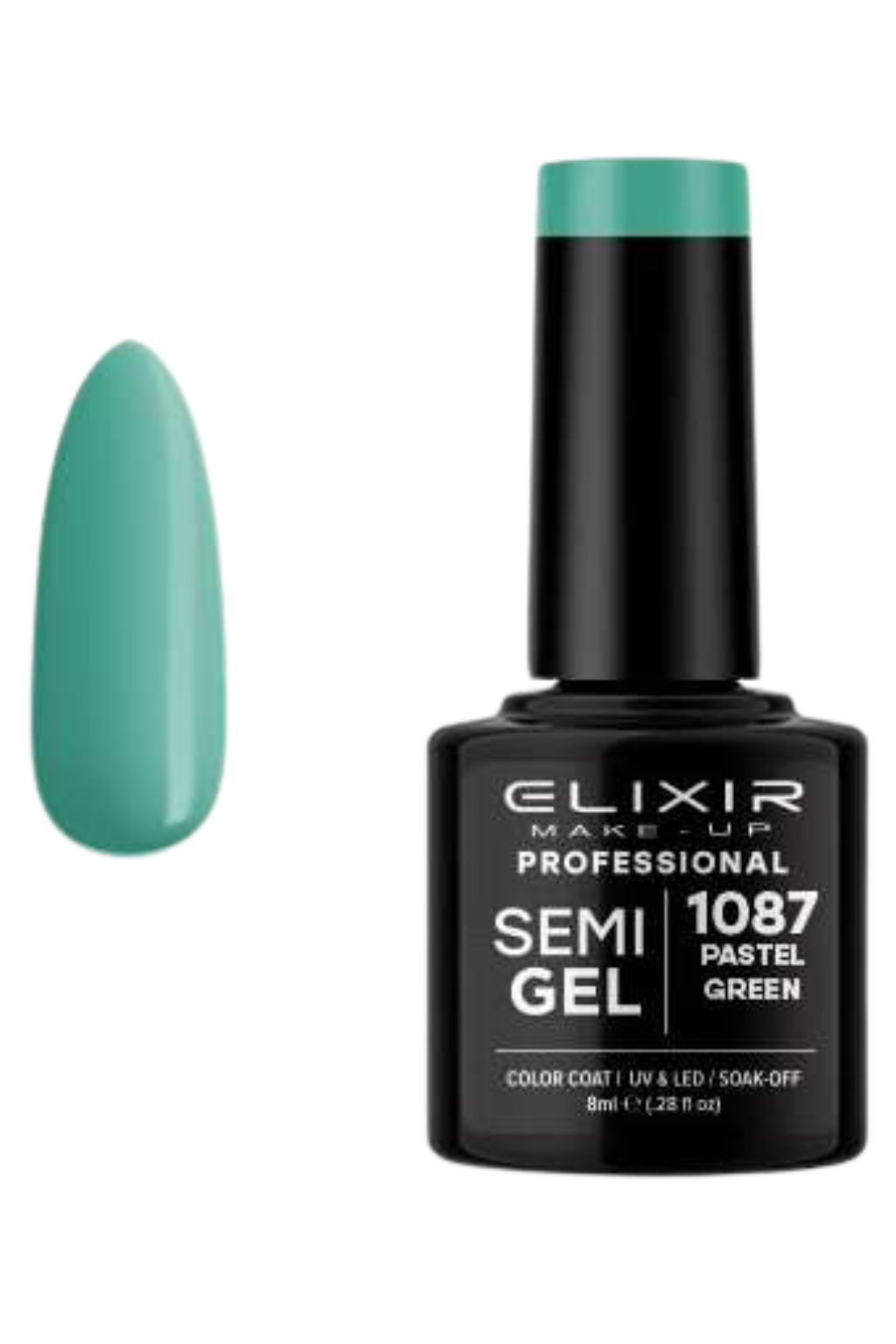ELIXIR Professional Semi Gel 1087 Pastel Green