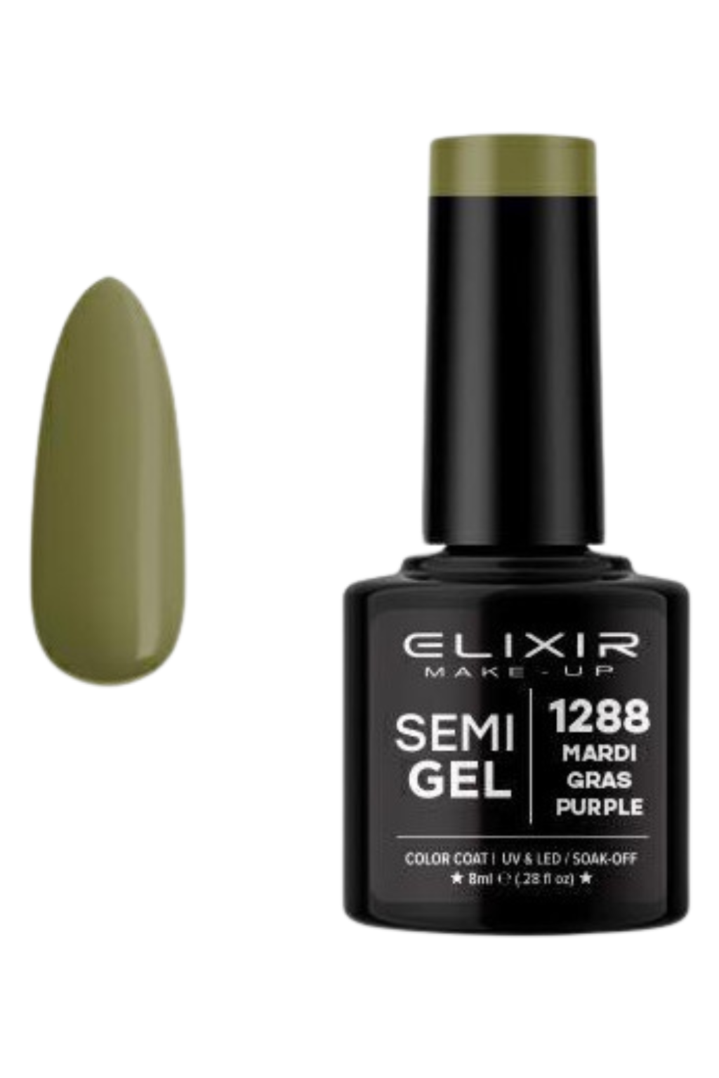 Elixir Semi Gel 1288 – Mardi Gras Purple