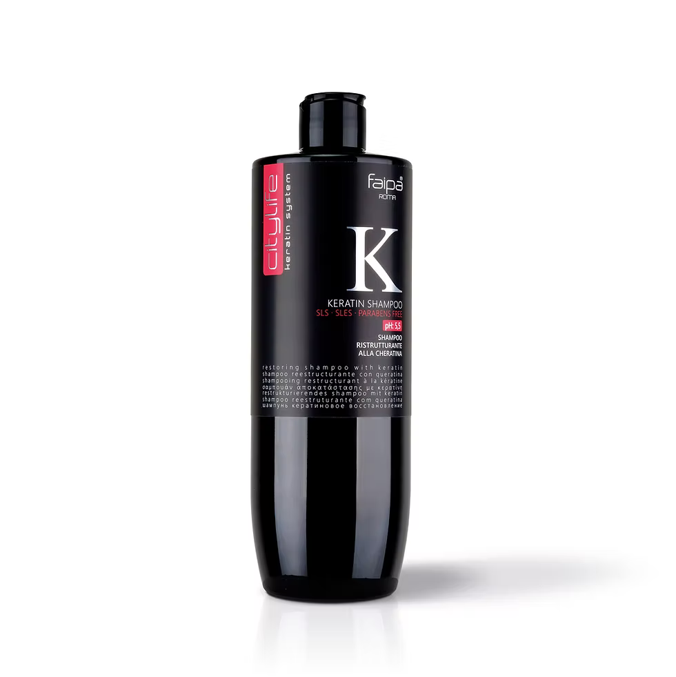 Keratin Shampoo ristrutturante alla cheratina 250ml Faipa