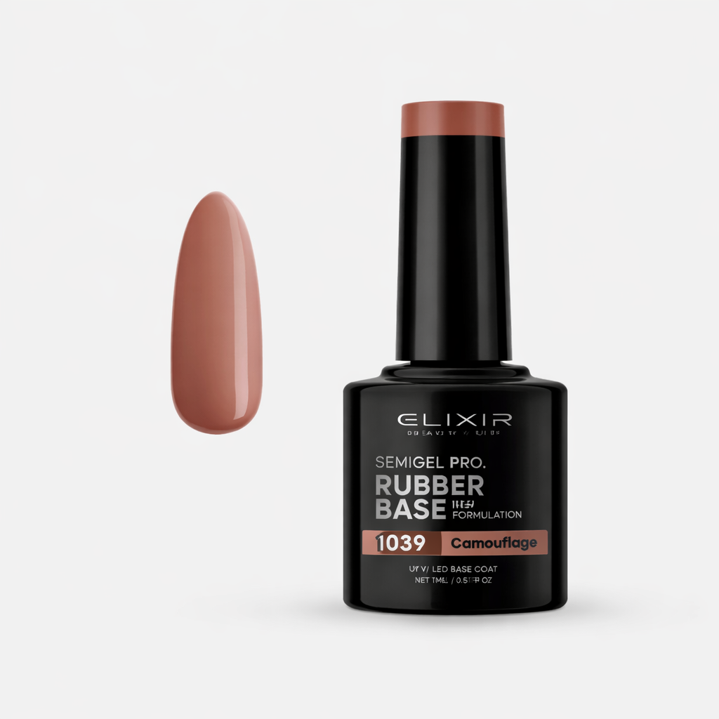 ELIXIR Semigel Pro Rubber Base 1039 Camouflage
