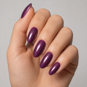 ELIXIR Semi Gel 999 Dark Orchid Glitter – 8 ml