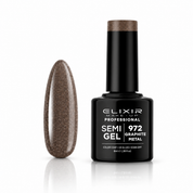 ELIXIR Laser Diamond Semigel  972 Graphite Metal-8 ml