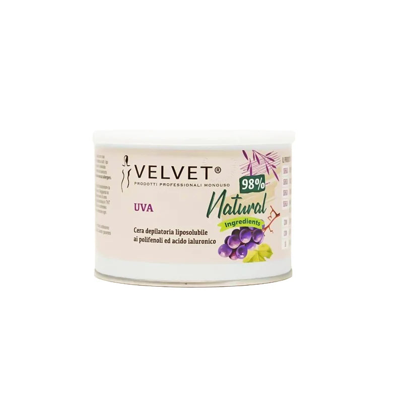 Linea Velvet 98% Natural Ingredients – Epilazione Professionale con Attivi Naturali