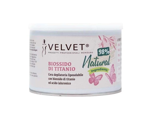 Linea Velvet 98% Natural Ingredients – Epilazione Professionale con Attivi Naturali