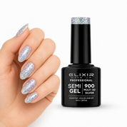 ELIXIR Laser Diamond Semigel  900 Multi 3D Silver -8 ml