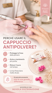 Cappuccio antipolvere per fresa