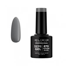 ELIXIR Professional Semi Gel 870 “Metallic Vintage Silver”
