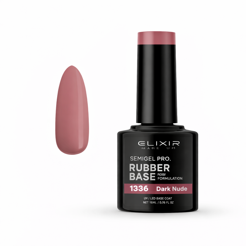 ELIXIR Semigel Pro Rubber Base 1336 Dark Nude