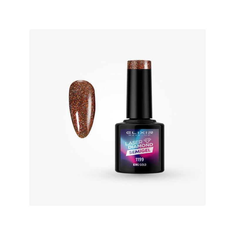 ELIXIR Laser Diamond Semigel 1199 King Gold – 8 ml