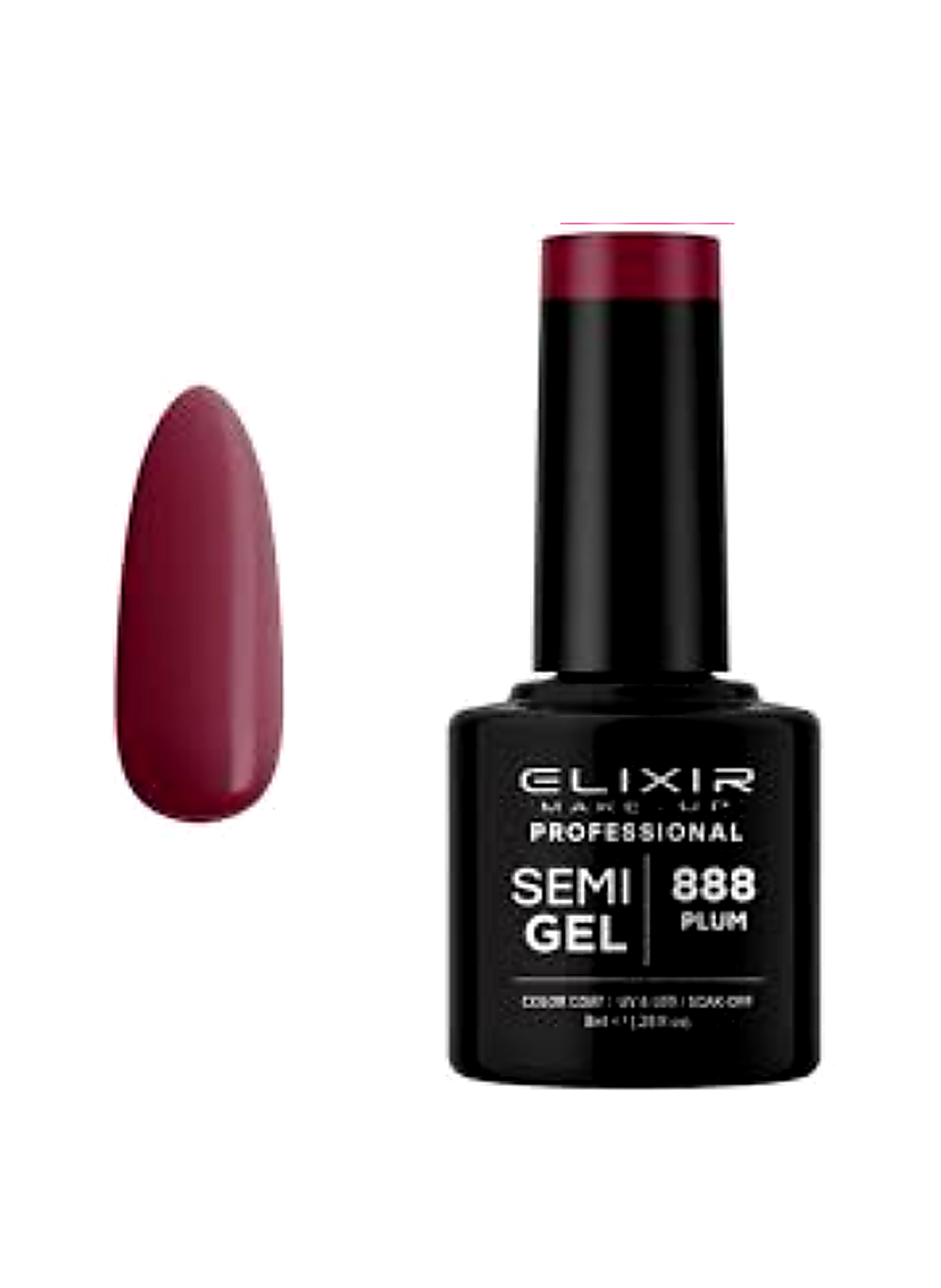 ELIXIR Professional Semi Gel 888 Plum