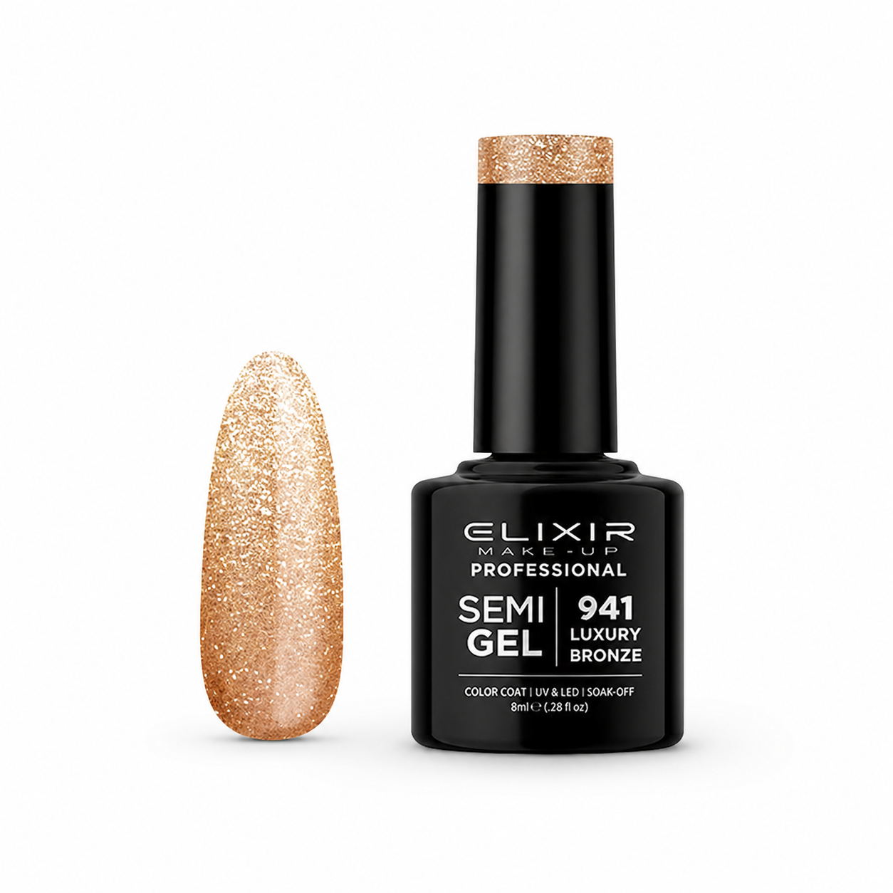 ELIXIR Laser Diamond Semigel  941 Luxury Bronze  -8 ml
