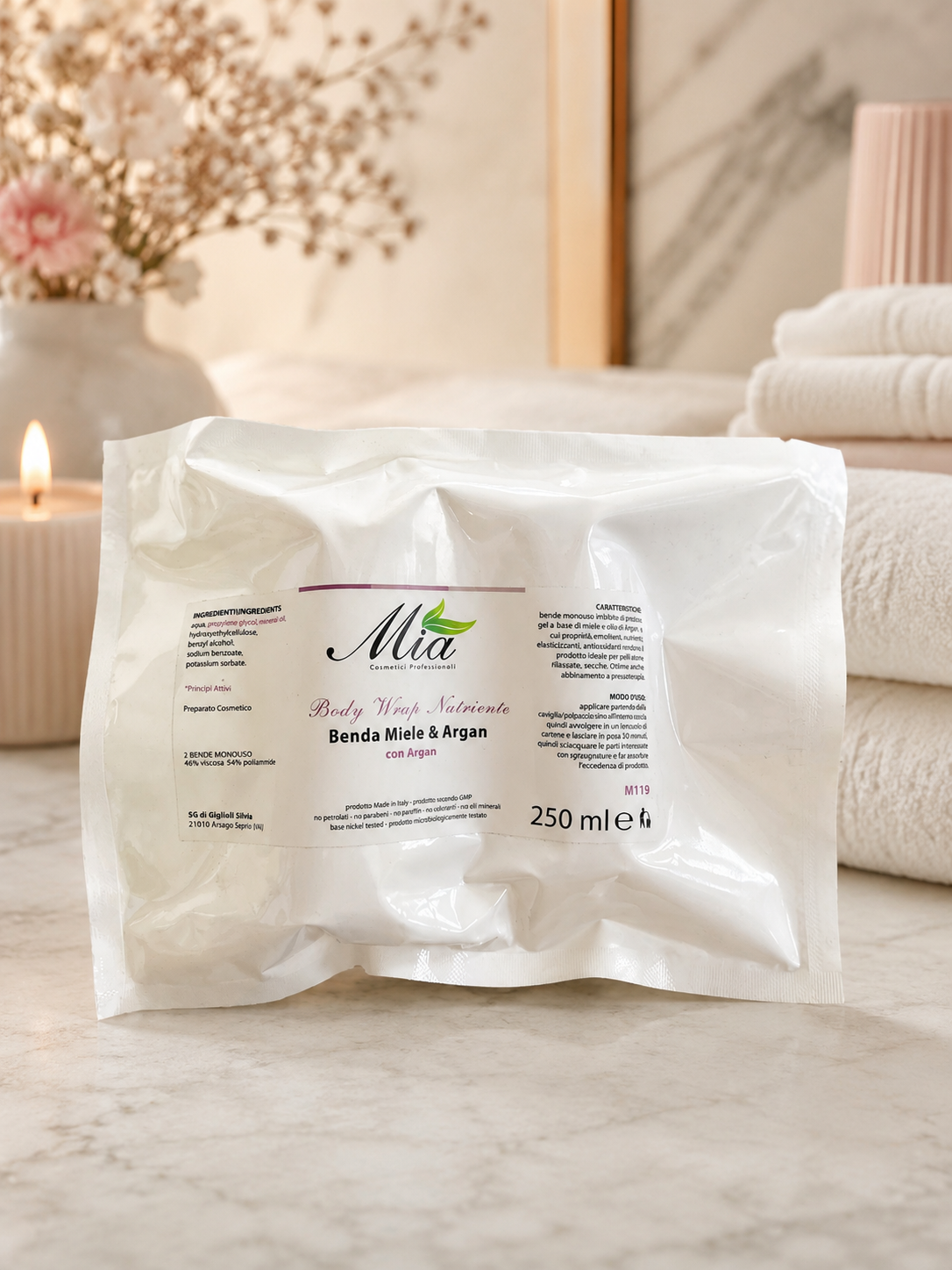 Benda Miele e Argan – Body Wrap Nutriente