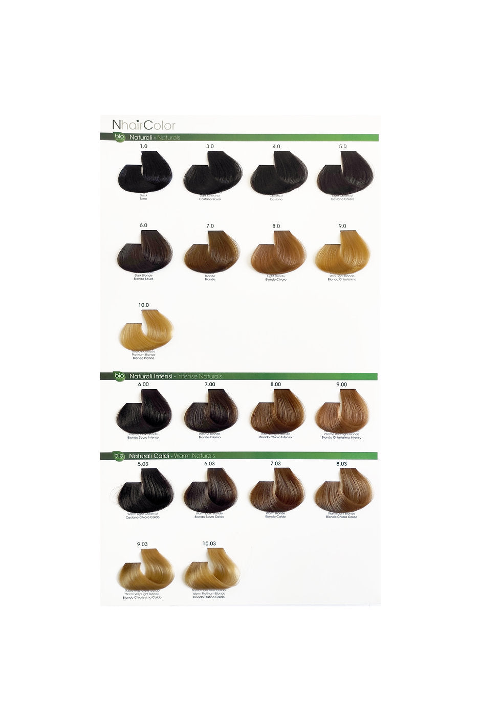 Nhair Tinta a basso contenuto di Ammoniaca 100ml