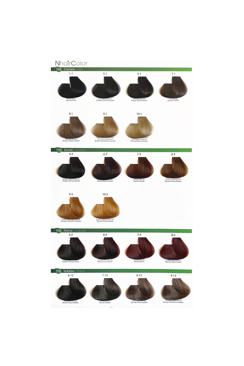 Nhair Tinta a basso contenuto di Ammoniaca 100ml