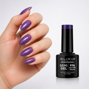ELIXIR Laser Diamond Semigel  976 Glitter Mauve-8 ml