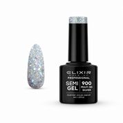 ELIXIR Laser Diamond Semigel  900 Multi 3D Silver -8 ml