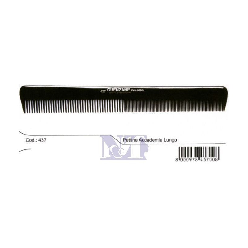 Pettine Professionale Guenzani Art. 437 – Accademia Lungo Antistatico e Resistente al Calore