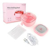 Scaldacera Professionale in Silicone Rosa – Con Ciotola Removibile Easy Clean