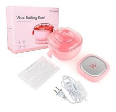 Scaldacera Professionale in Silicone Rosa – Con Ciotola Removibile Easy Clean