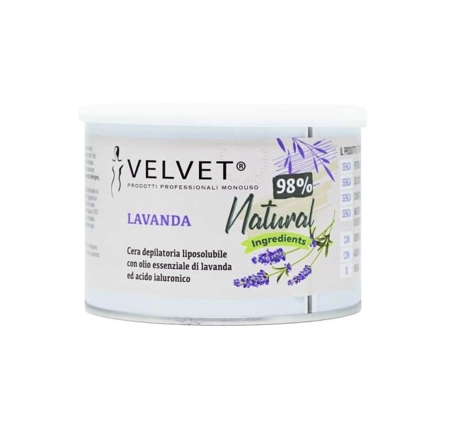 Linea Velvet 98% Natural Ingredients – Epilazione Professionale con Attivi Naturali