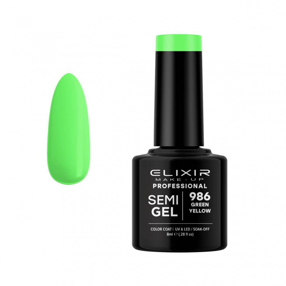 ELIXIR Professional Semi Gel 986 Green Yellow