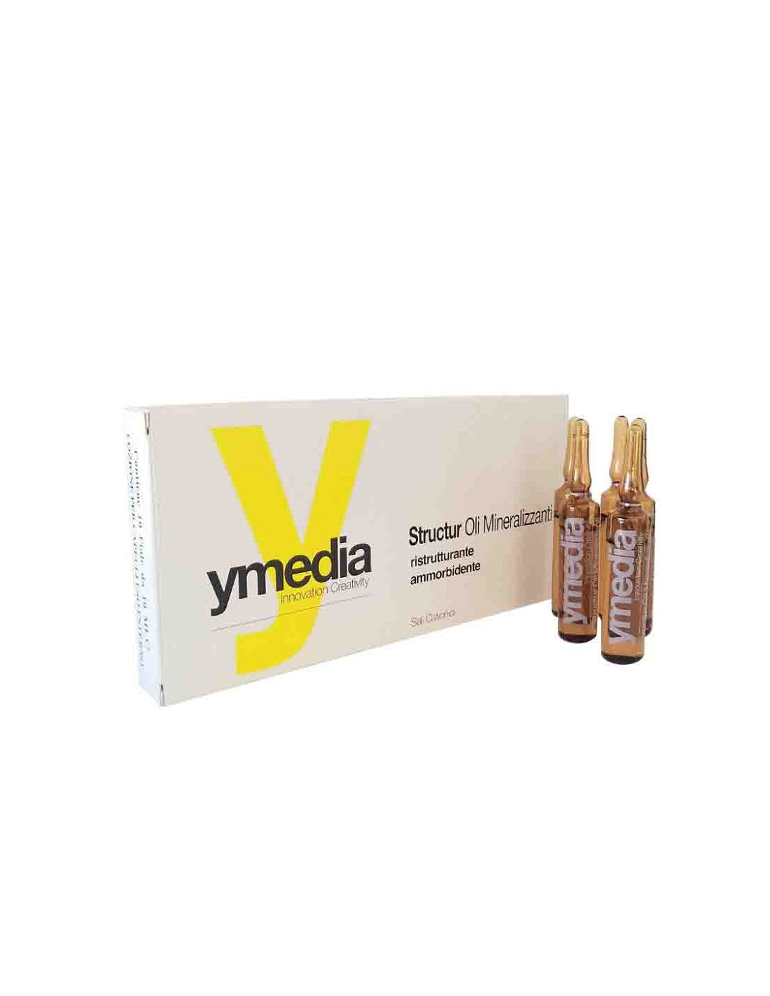 Ymedia Structur Oil Mineralizzante – Fiale Ristrutturanti Ammorbidenti (10x10 ml)